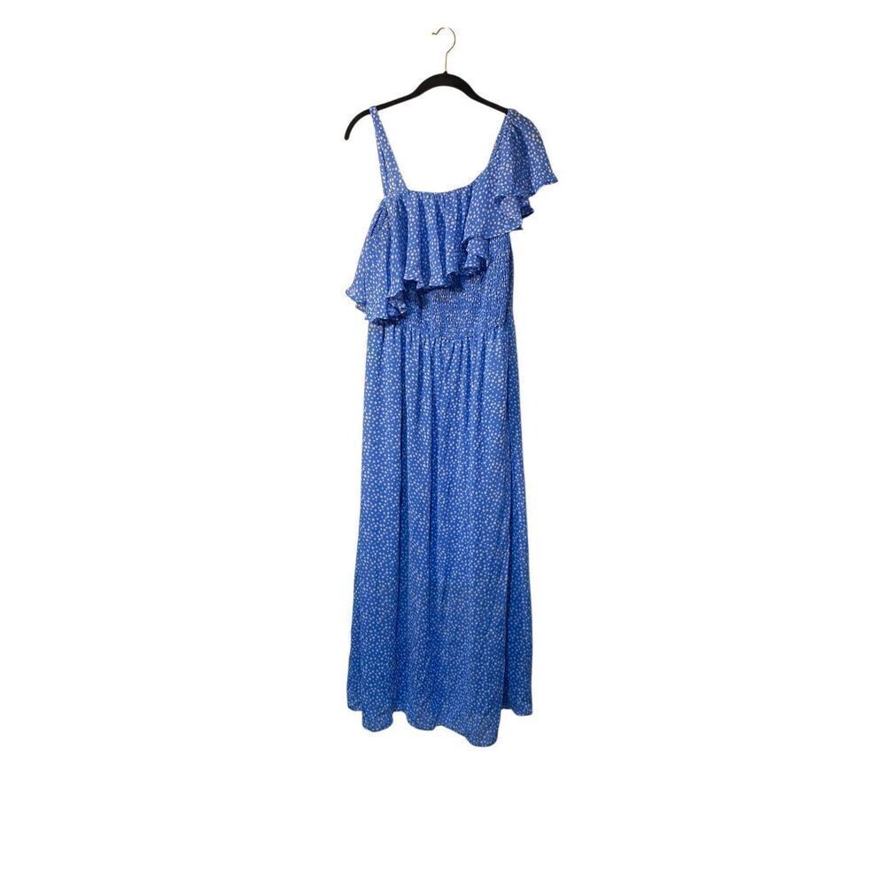 Lane Bryant women’s one shoulder ruffle maxi dress size 18/20